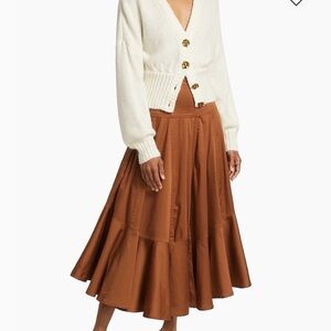 Farm Rio
Ribbed Goldtone-Buttoned Cardigan